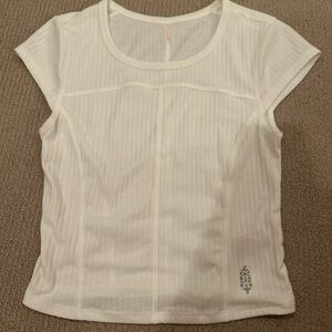 FP Movement by Free People White Short Sleeve Tee